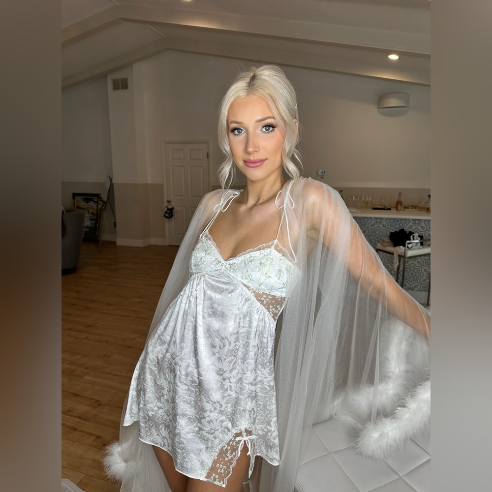 For Love and Lemons Baby's Breath Slip Dress